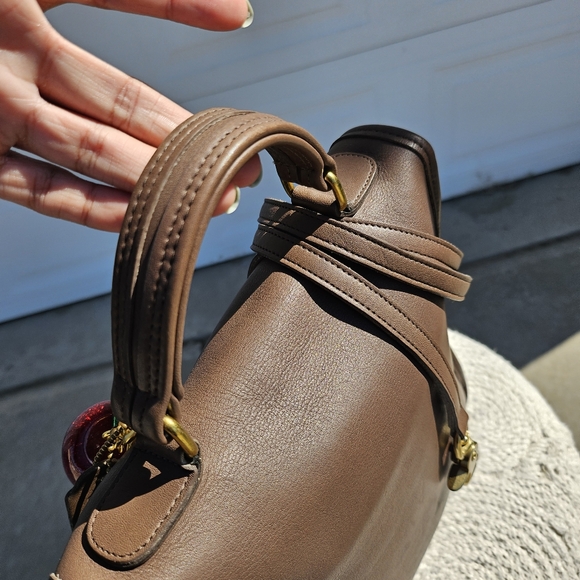 Vintage Coach Station Bag Cross Body Top Handle Purse  5130 - Picture 3 of 10
